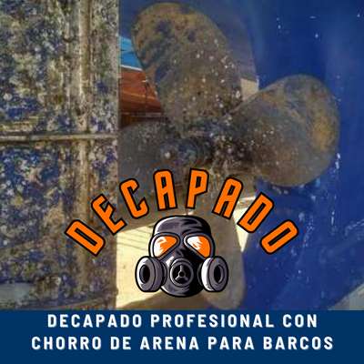 Arenado de Barco en el Puerto de Alicante